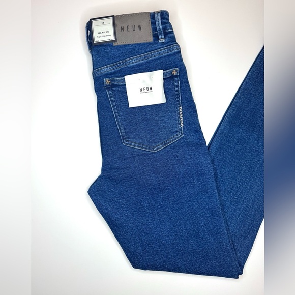Neuw Women’s Marilyn Super High Skinny Blue Jeans Size- 26 ( New With Tags ) - Picture 8 of 9